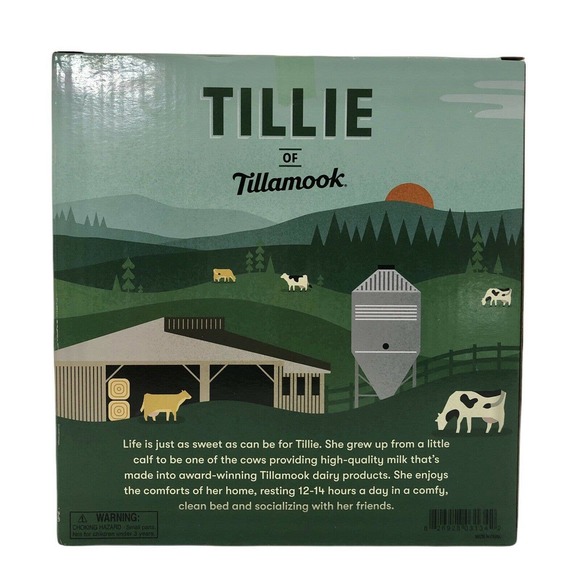 Tillie From Tillamook Advertising Mascot Cow Rubber Toy Dairy Oregon - Picture 2 of 6